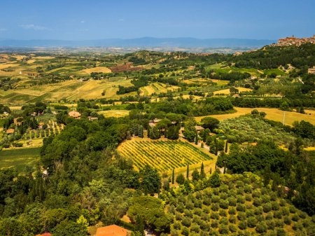 Photo for Beautiful view of Montepulciano, hilltop town in Tuscany, Italy - Royalty Free Image