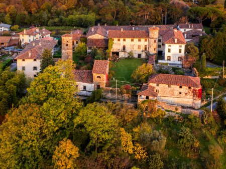 Photo for Scenic shot of ancient village of Villafredda. Friuli - Royalty Free Image