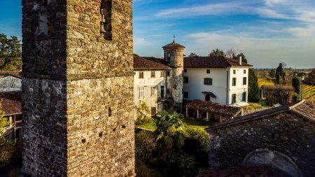 Photo for Scenic shot of ancient village of Villafredda. Friuli - Royalty Free Image