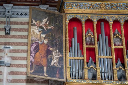 Photo for The centuries old organ in the church at Valvasone - Royalty Free Image
