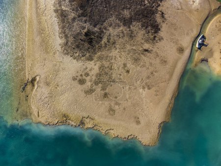 Téléchargez les photos : Tagliamento et la lagune de Marano à partir de là. Vers Lignano Sabbiadoro - en image libre de droit