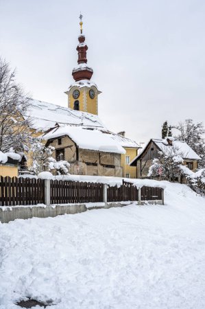 Photo for The tourist resort of Tarvisio after a heavy snowfall - Royalty Free Image