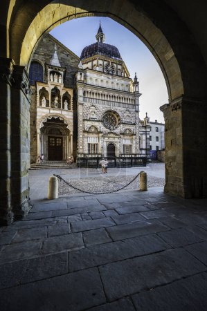 Photo for Beautiful historical architecture in Bergamo, Italy - Royalty Free Image