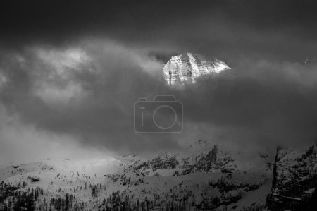 Foto de Nieve de primavera en el Monte Canin y Montasio - Imagen libre de derechos