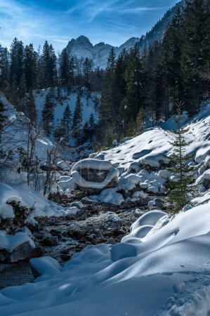 El complejo turístico de Tarvisio después de una fuerte nevada