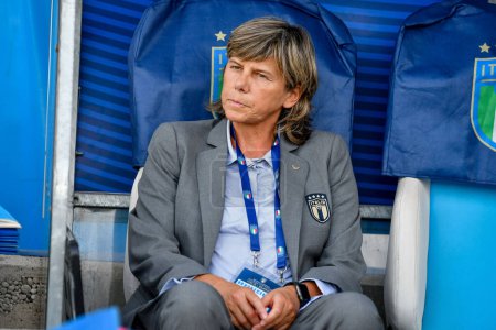 Photo for Italy's Head Coach Milena Bertolini portrait during FIFA World Cup World Cup 2023 Qualifiers - Italy Women vs Romania (portraits archive) at the Paolo Mazza stadium in Ferrara, Italy, September 06, 2022 - Credit: Ettore Griffoni - Royalty Free Image