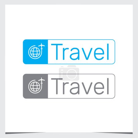 Photo for Travel logo premium elegant template vector eps 10 - Royalty Free Image