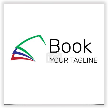 Photo for Book logo premium elegant template vector eps 10 - Royalty Free Image