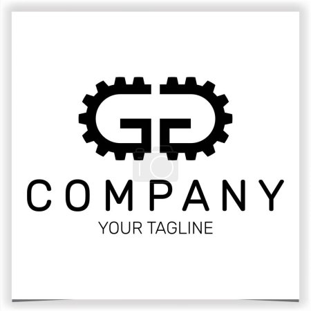 Photo for Letter g and gear logo premium elegant template vector eps 10 - Royalty Free Image
