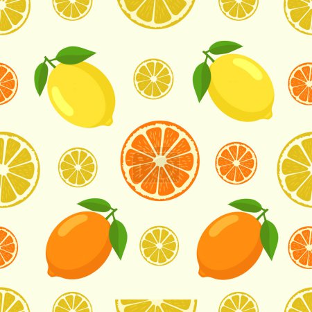 Photo for Seamless orange pattern. Abstract art print. Modern design for paper, covers, cards, fabrics, interior items and other users. Vector illustration. - Royalty Free Image