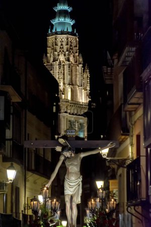 Photo for Brotherhood of the Santsimo Cristo de la Vega de Toledo - Royalty Free Image