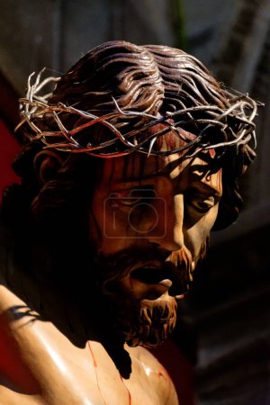 Téléchargez les photos : Crucifié dans l'Eglise du Sagrario, Grenade, Espagne - en image libre de droit