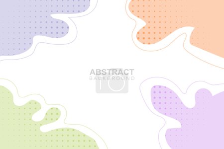 Pastell Hintergrund, Pastell Abstraktes Tapetendesign, Illustration Banner Posterrahmen Home Decor