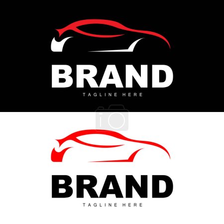 Ilustración de Logotipo automotriz, Vector de reparación de automóviles, Diseño de marca de producto de repuesto automotriz - Imagen libre de derechos