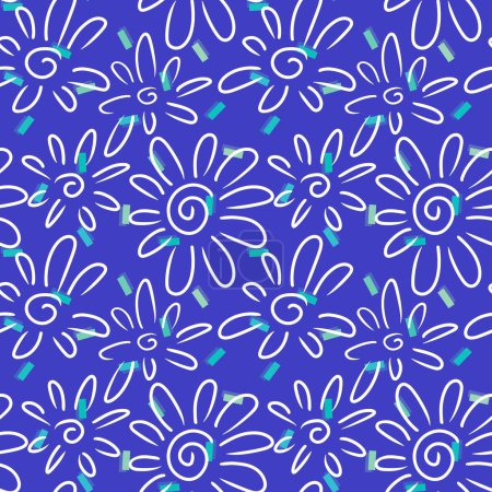 Floral seamless flower pattern for fabrics and textiles and packaging and gifts and cards and linens and kids. High quality photo