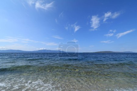 Photo for Croatian wild coastline Adriatic sea Makarska Drvenik riviera - Royalty Free Image