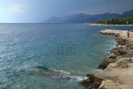 Foto de La costa del mar Mediterráneo. foto de alta calidad - Imagen libre de derechos