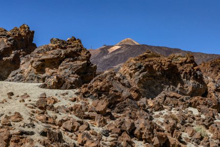 Photo for Beautiful landscape of the famous Pico del Teide mountain volcano in Teide National Park, Tenerife, Canary Islands, Spain - Royalty Free Image
