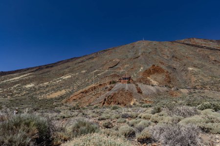 Foto de Hermoso paisaje del famoso volcán de montaña Pico del Teide en el Parque Nacional del Teide, Tenerife, Islas Canarias, España - Imagen libre de derechos