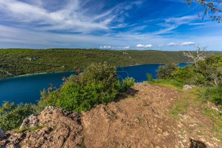Viewpoint on the Lim Canal in Istria Croatia