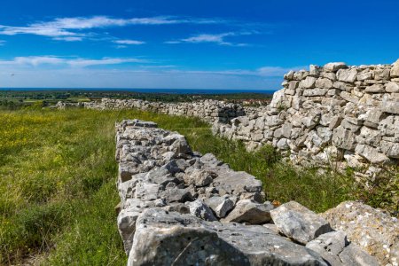 Monkodonja settlement from the Bronze Age, archaeological site of Rovinj in Croatia 