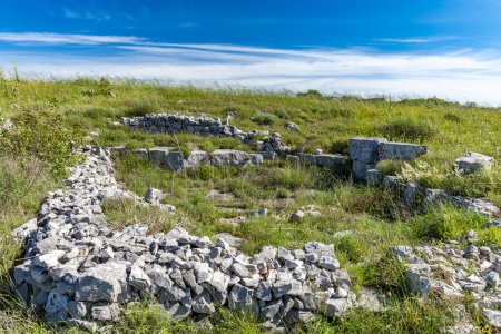 Établissement de Monkodonja de l'âge du bronze, site archéologique de Rovinj en Croatie 