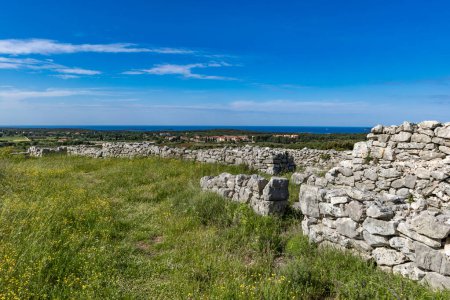 Monkodonja Siedlung aus der Bronzezeit, archäologische Stätte von Rovinj in Kroatien 