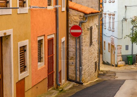 The city of lovers, the narrow colorful streets of Rovinj Croatia