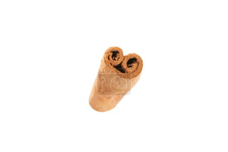 Photo for Cinnamon sticks isolated on white background. Cinnamon roll. Spicy spice for baking, desserts and drinks. Fragrant ground cinnamon. - Royalty Free Image