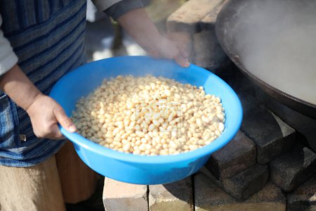 Photo for How to cook soybeans - Royalty Free Image