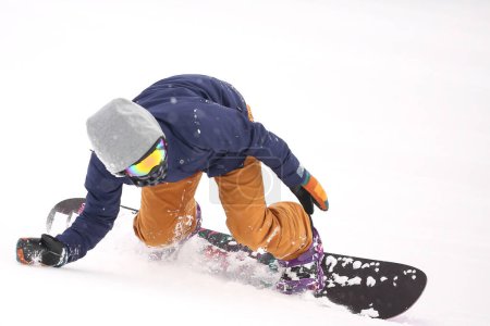 Photo for Image of a man snowboarding - Royalty Free Image