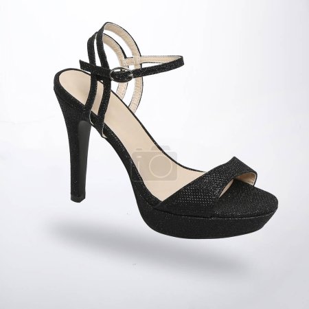 ladies high heel sandal for classy look isolated
