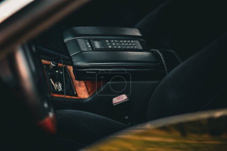 Photo for Luxurious interior of an old European car - Royalty Free Image