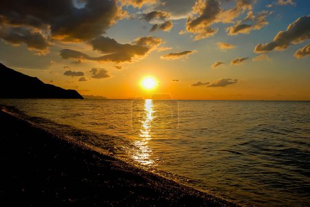 Sunrise over the Black Sea in Crimea