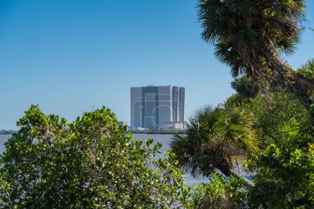 Photo for A view of the Vehicle Assembly Building (VAB) at the Kennedy Space Center. - Royalty Free Image
