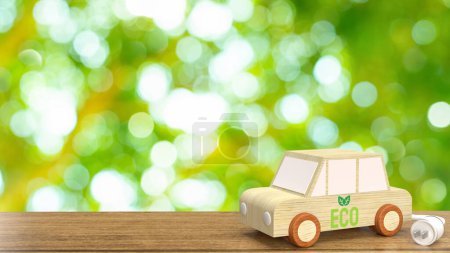 Photo for EV car is a shortened acronym for an electric vehicle. EVs are vehicles that are either partially or fully powered on electric power for eco technology concep - Royalty Free Image