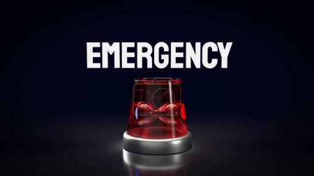 Photo for An emergency lamp, also known as an emergency light or flashlight, is a portable lighting device designed to provide illumination during power outages, emergencies. - Royalty Free Image