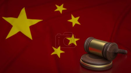 Téléchargez les photos : Le droit chinois fait référence au système juridique et aux lois en vigueur en République populaire de Chine. La Chine a un système juridique unique qui est influencé par le droit civil et les traditions juridiques socialistes. - en image libre de droit