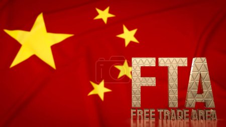 Téléchargez les photos : Un accord de libre-échange (ALE) entre la Chine et un ou plusieurs pays partenaires est un accord commercial bilatéral ou multilatéral entre la Chine et un ou plusieurs pays partenaires.. - en image libre de droit