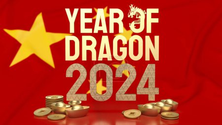 Photo for The "Year of the Dragon" is a significant and highly regarded zodiac year in the Chinese zodiac calendar. The Chinese zodiac - Royalty Free Image