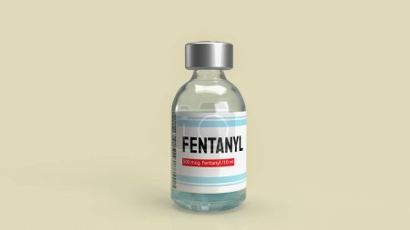 Téléchargez les photos : Le fentanyl est un analgésique opioïde synthétique connu pour sa puissance. Il est principalement utilisé pour gérer la douleur sévère, en particulier après la chirurgie, la douleur chronique chez les individus. - en image libre de droit
