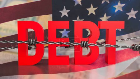Téléchargez les photos : Le terme "dette de l'Amérique" désigne généralement le montant cumulatif des sommes dues par le gouvernement des États-Unis au niveau fédéral.. - en image libre de droit