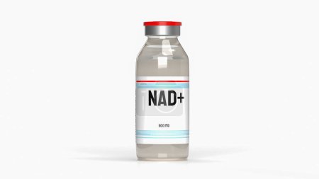 Téléchargez les photos : Le dinucléotide d'adénine de nicotinamide (NAD +) est une coenzyme trouvée dans les cellules qui joue un rôle crucial dans divers processus biologiques, particulièrement ceux impliqués dans le métabolisme d'énergie. - en image libre de droit