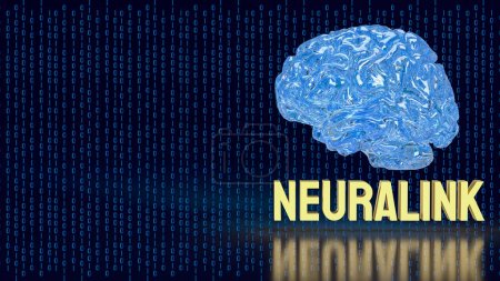 Foto de Neuralink Corporation es una compañía de neurotecnología fundada por Elon Musk en 2016. Neuralink tiene como objetivo desarrollar tecnologías de interfaz de máquina cerebral IMC - Imagen libre de derechos