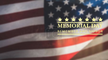 Photo for Memorial Day is a federal holiday observed in the United States on the last Monday of May each year. - Royalty Free Image