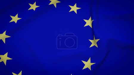 Le drapeau de l'Union européenne UE se compose d'un cercle de 12 étoiles d'or sur fond bleu. Le dessin a été inspiré par le symbole de la Vierge Marie, avec les 12 étoiles représentant l'unité.