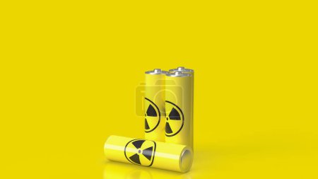 Téléchargez les photos : Une batterie nucléaire, également connue sous le nom de générateur thermoélectrique de radio-isotopes RTG est un dispositif qui utilise la chaleur générée par la désintégration des isotopes radioactifs pour produire de l'électricité.. - en image libre de droit