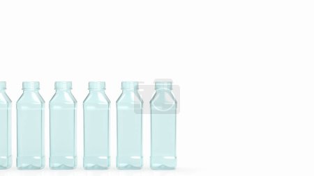 Une bouteille en plastique est un contenant constitué principalement de matériaux plastiques, généralement utilisés pour l'emballage et le stockage de liquides tels que l'eau, les boissons, les produits de nettoyage et les articles de soins personnels..