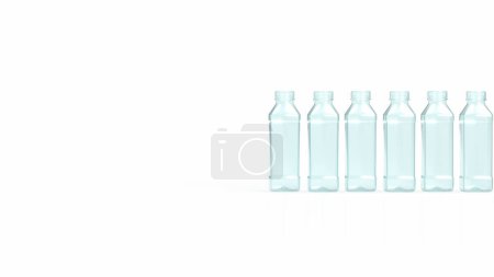 Foto de Una botella de plástico es un recipiente hecho principalmente de materiales plásticos, típicamente utilizado para envasar y almacenar líquidos como agua, bebidas, productos de limpieza y artículos de cuidado personal.. - Imagen libre de derechos