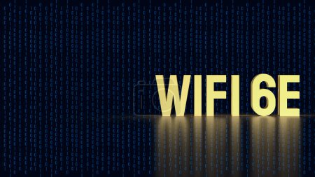 Photo for Wi Fi 6E operates in the newly opened 6 GHz frequency band, which provides significantly more available spectrum compared to the existing 2.4 GHz and 5 GHz bands - Royalty Free Image